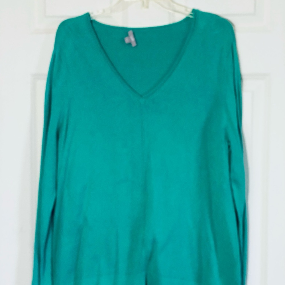 J. Jill Green Long Sleeve Relaxed Blouse